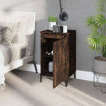 ZNTS Bedside Cabinets 2 pcs Smoked Oak 40x35x70 cm Engineered Wood 819655