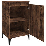 ZNTS Bedside Cabinets 2 pcs Smoked Oak 40x35x70 cm Engineered Wood 819655