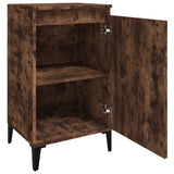 ZNTS Bedside Cabinets 2 pcs Smoked Oak 40x35x70 cm Engineered Wood 819655