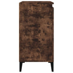 ZNTS Bedside Cabinets 2 pcs Smoked Oak 40x35x70 cm Engineered Wood 819655