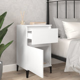 ZNTS Bedside Cabinets 2 pcs White 40x35x70 cm 819709