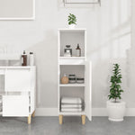 ZNTS Bathroom Cabinet White 30x30x100 cm Engineered Wood 819804