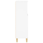 ZNTS Bathroom Cabinet White 30x30x100 cm Engineered Wood 819804