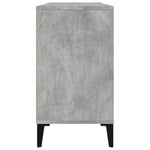 ZNTS Sink Cabinet Concrete Grey 80x33x60 cm Engineered Wood 821296