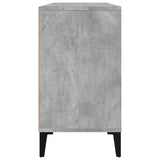 ZNTS Sink Cabinet Concrete Grey 80x33x60 cm Engineered Wood 821296