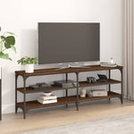 ZNTS TV Cabinet Brown Oak 140x30x50 cm Engineered Wood 826748