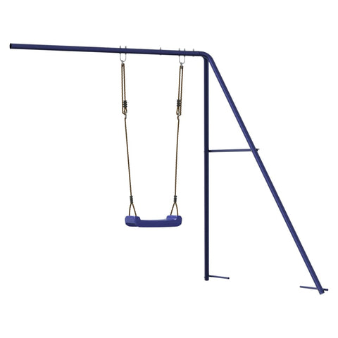 ZNTS Slide and Swing for Playhouse Blue Polypropylene 826604