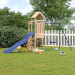 ZNTS Slide and Swing for Playhouse Blue Polypropylene 826604