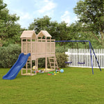 ZNTS Slide and Swings for Playhouse Blue Polypropylene 826606