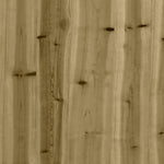 ZNTS Playhouse with Climbing Wall Impregnated Wood Pine 3155812