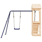 ZNTS Outdoor Playset Solid Wood Pine 3155813