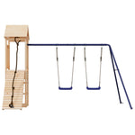 ZNTS Outdoor Playset Solid Wood Pine 3155816