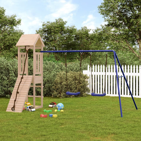 ZNTS Outdoor Playset Solid Wood Pine 3155816