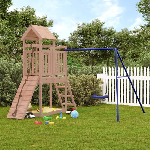 ZNTS Outdoor Playset Solid Wood Douglas 3155871