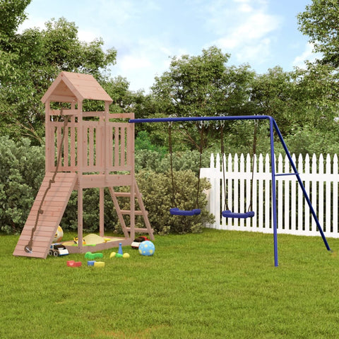 ZNTS Outdoor Playset Solid Wood Douglas 3155874