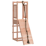 ZNTS Playhouse with Climbing Wall Solid Wood Douglas 3155946