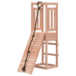 ZNTS Playhouse with Climbing Wall Solid Wood Douglas 3155946