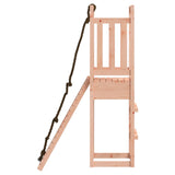 ZNTS Playhouse with Climbing Wall Solid Wood Douglas 3155946