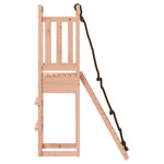 ZNTS Playhouse with Climbing Wall Solid Wood Douglas 3155946