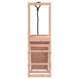 ZNTS Playhouse with Climbing Wall Solid Wood Douglas 3155946