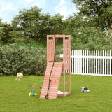 ZNTS Playhouse with Climbing Wall Solid Wood Douglas 3155946