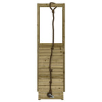 ZNTS Playhouse with Climbing Wall Impregnated Wood Pine 3155947