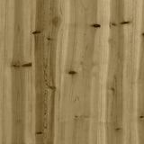 ZNTS Playhouse with Climbing Wall Impregnated Wood Pine 3155947