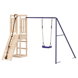 ZNTS Outdoor Playset Solid Wood Pine 3155948