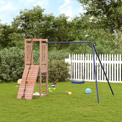 ZNTS Outdoor Playset Solid Wood Douglas 3155949