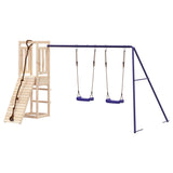 ZNTS Outdoor Playset Solid Wood Pine 3155951