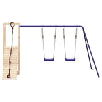 ZNTS Outdoor Playset Solid Wood Pine 3155951