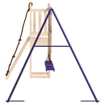 ZNTS Outdoor Playset Solid Wood Pine 3155951