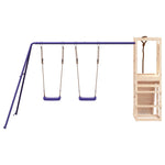 ZNTS Outdoor Playset Solid Wood Pine 3155951