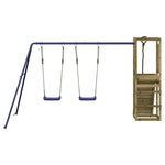 ZNTS Outdoor Playset Impregnated Wood Pine 3155953