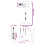ZNTS Outdoor Playset Impregnated Wood Pine 3155953