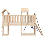 ZNTS Outdoor Playset Solid Wood Pine 3155972