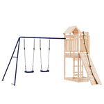 ZNTS Outdoor Playset Solid Wood Pine 3156880