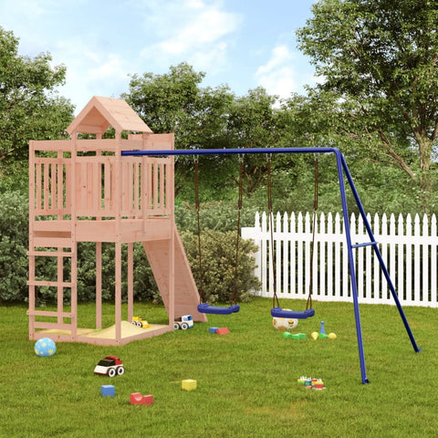 ZNTS Outdoor Playset Solid Wood Douglas 3156881