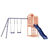 ZNTS Outdoor Playset Solid Wood Douglas 3156887