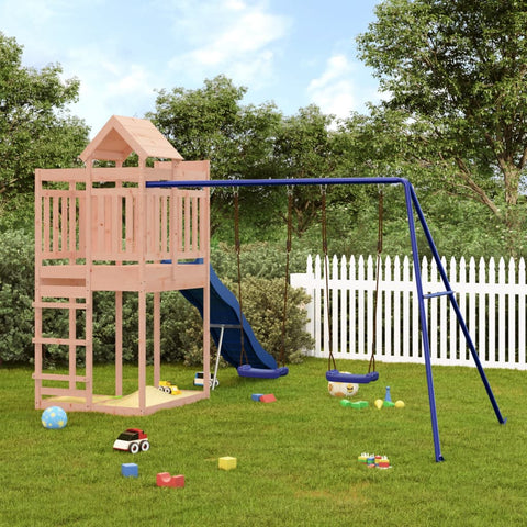 ZNTS Outdoor Playset Solid Wood Douglas 3156887