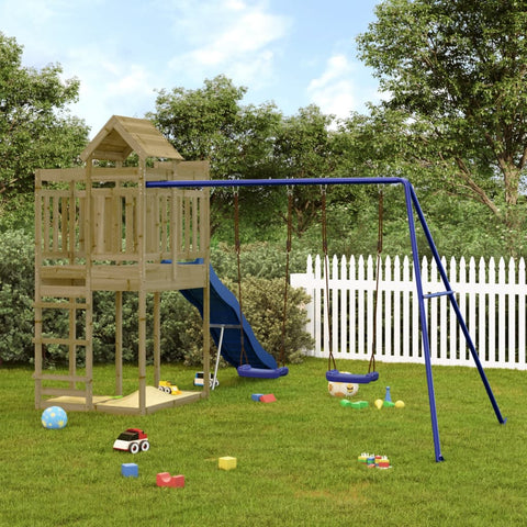 ZNTS Outdoor Playset Impregnated Wood Pine 3156888