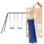 ZNTS Outdoor Playset Solid Wood Pine 3156889