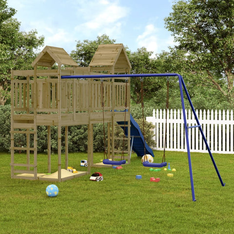 ZNTS Outdoor Playset Impregnated Wood Pine 3156894