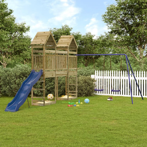 ZNTS Outdoor Playset Impregnated Wood Pine 3156915