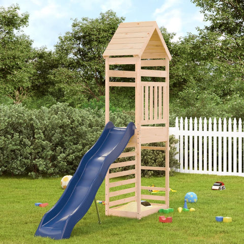 ZNTS Outdoor Playset Solid Wood Pine 3156916