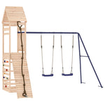 ZNTS Outdoor Playset Solid Wood Pine 3156925