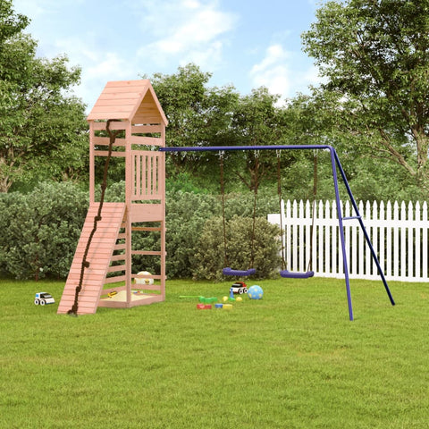 ZNTS Outdoor Playset Solid Wood Douglas 3156926