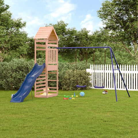 ZNTS Outdoor Playset Solid Wood Douglas 3156932