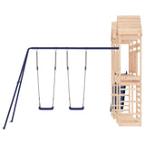 ZNTS Outdoor Playset Solid Wood Pine 3156934
