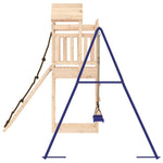 ZNTS Outdoor Playset Solid Wood Pine 3156943